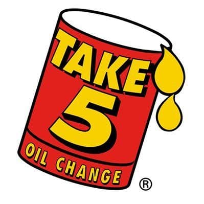 Take 5 Oil Change color logo