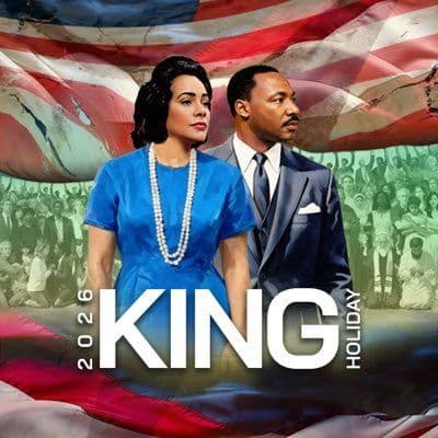 The Martin Luther King color logo