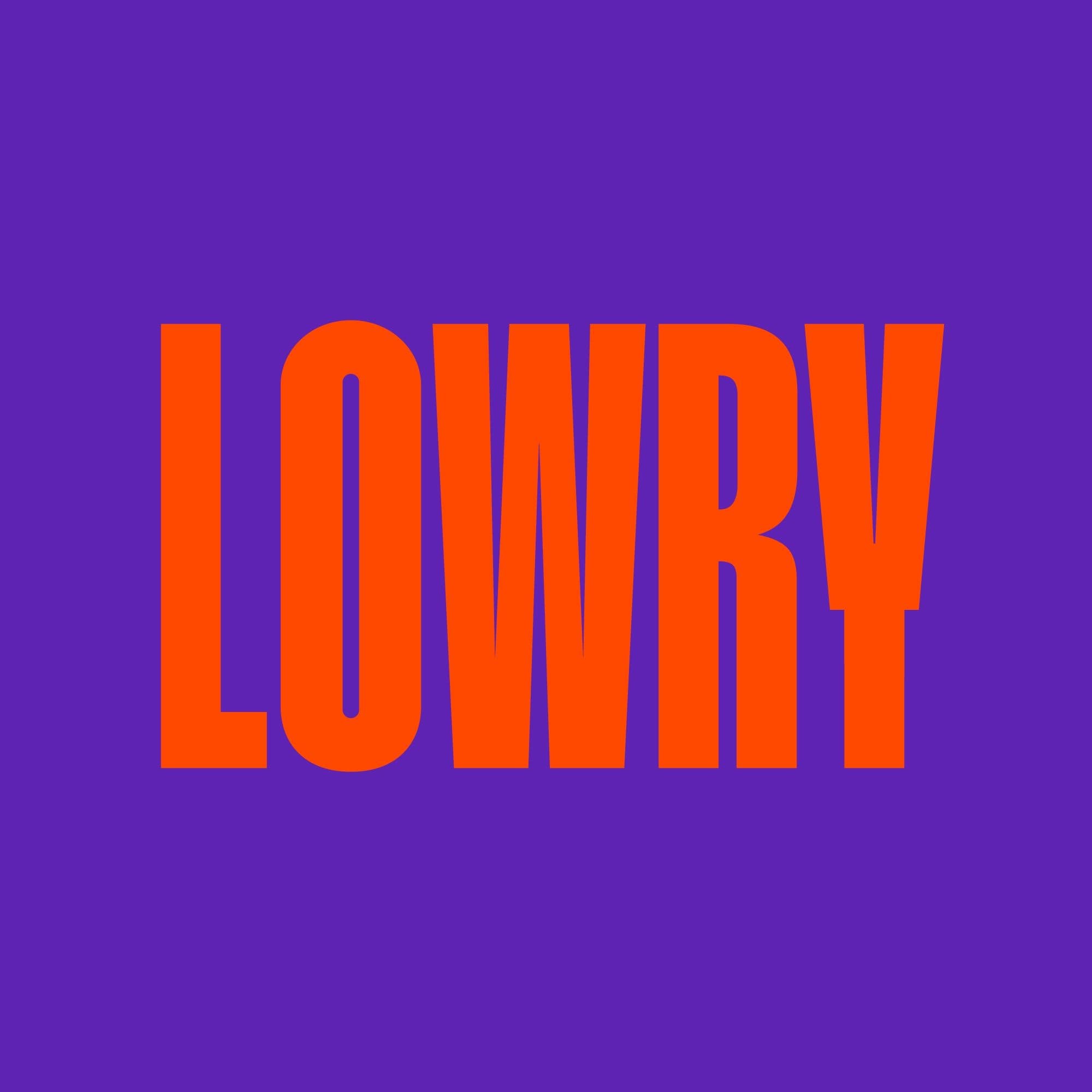 The Lowry color logo