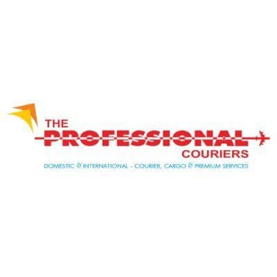 The Professional Couriers color logo
