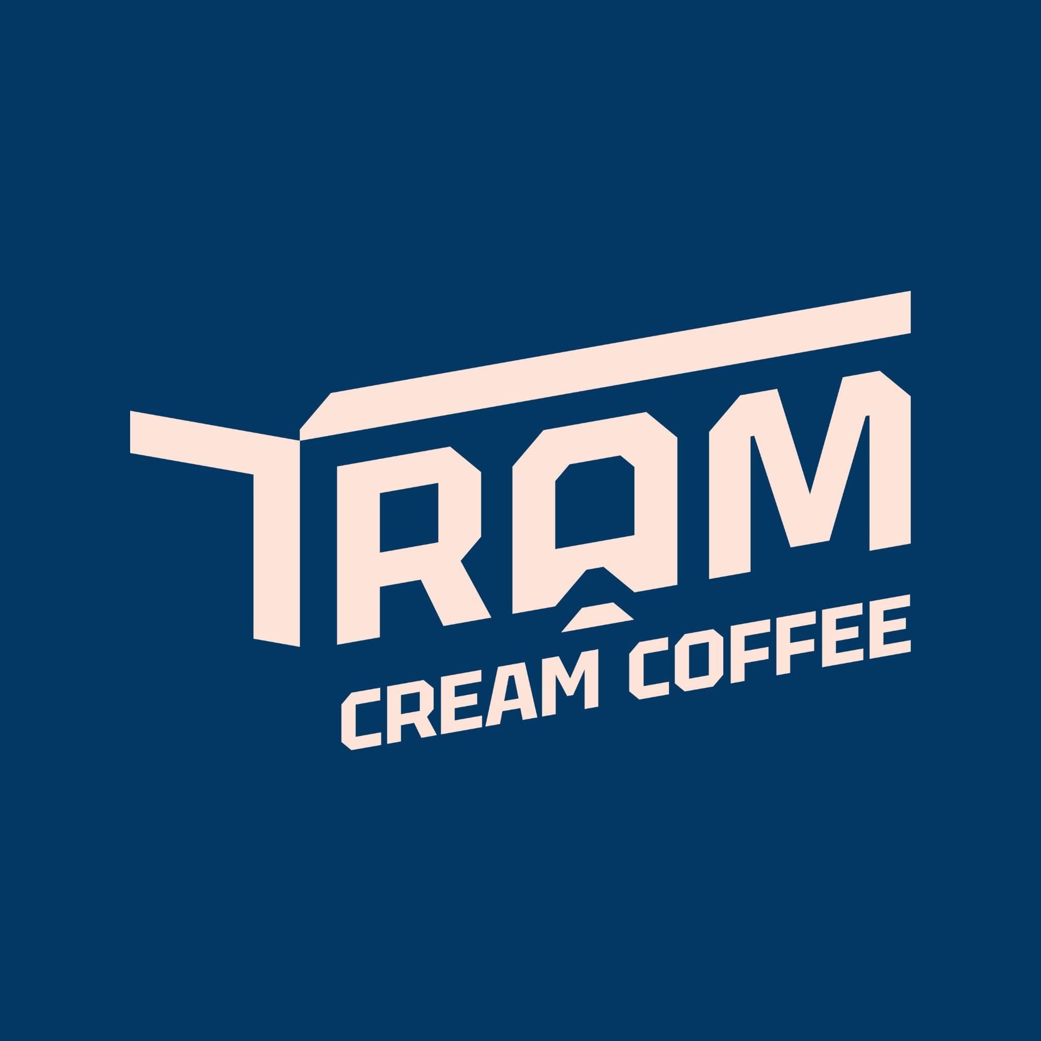 Tram Cream Coffee color logo