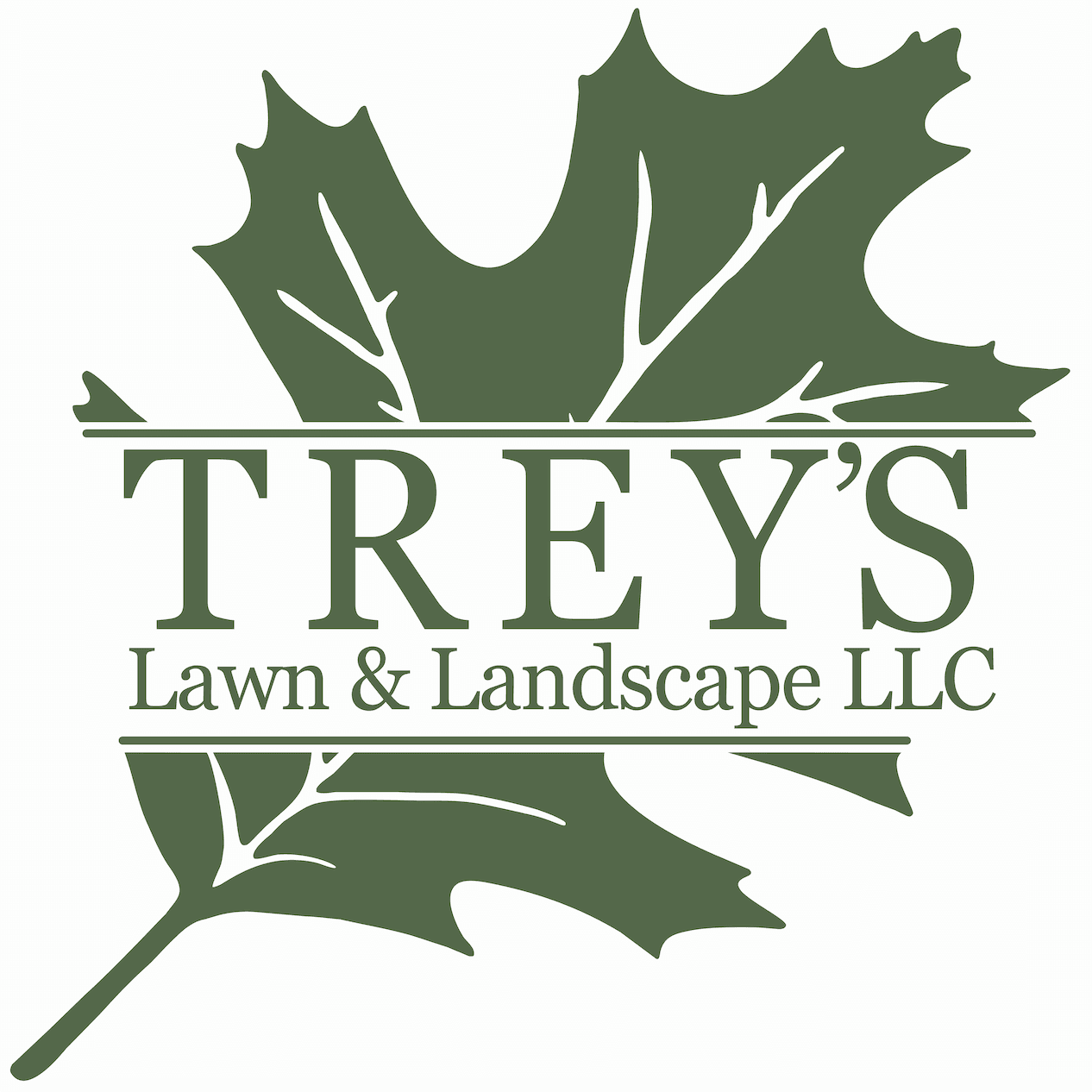 Trey's Lawn & Landscape color logo
