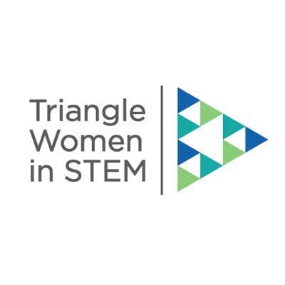 Triangle Women in STEM color logo