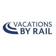 Vacations By Rail color logo