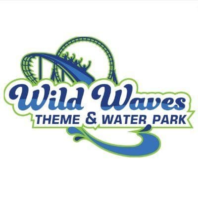 Wild Waves Theme & Water Park color logo