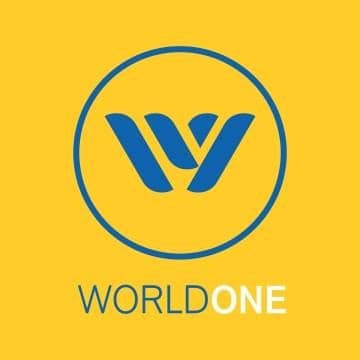 – Worldone color logo
