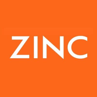 ZINC contemporary color logo