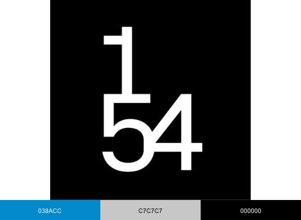 1-54 Art Fair brand color palette