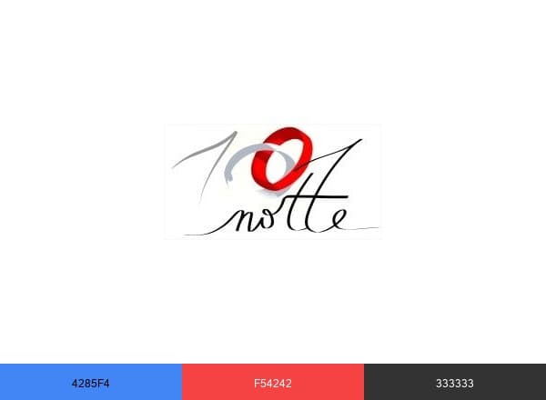 1001notte - Escort Boutique for Gentlemen brand color palette