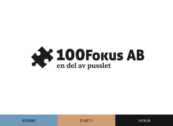 100Fokus AB brand color palette