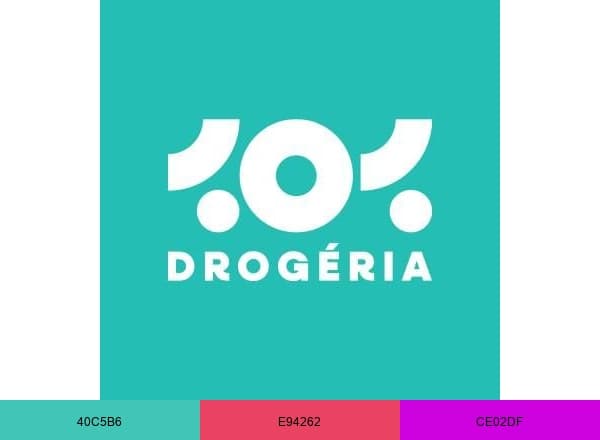 101 Drogéria brand color palette