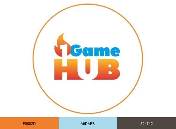 1GameHUB brand color palette