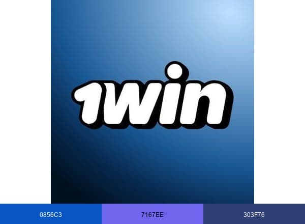 1Win brand color palette