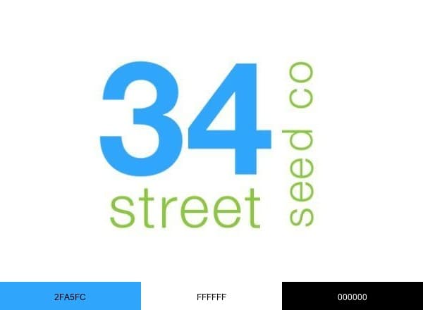 34 Street Seed Co brand color palette