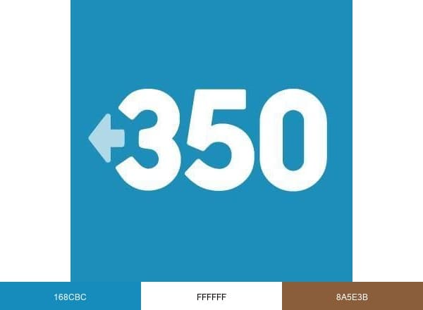 350.Org brand color palette