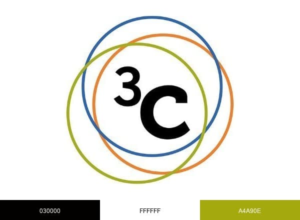 3Ciencias brand color palette