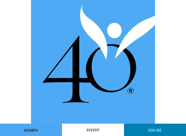40 Days for Life brand color palette