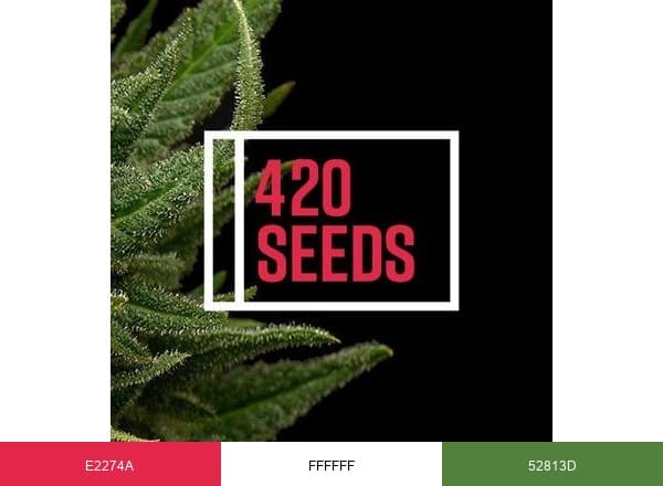 420 Seeds brand color palette