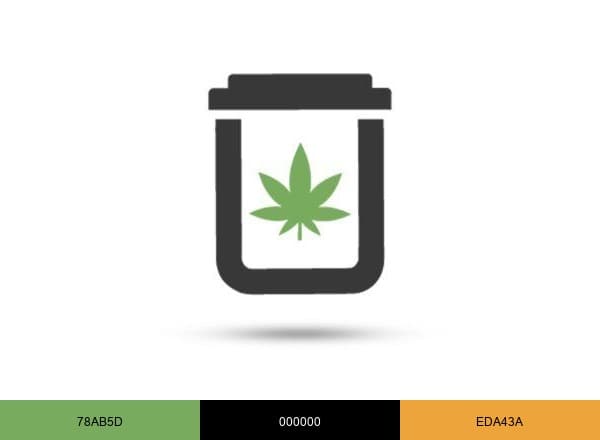 Marijuana Packaging brand color palette