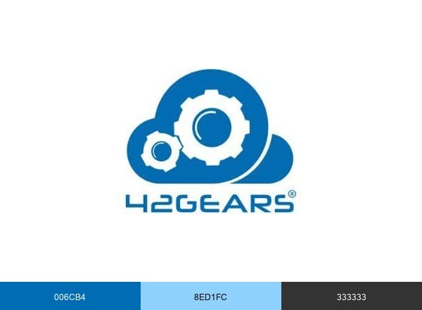 42Gears brand color palette
