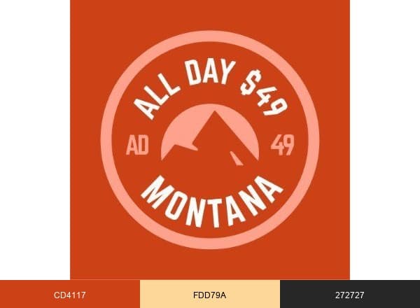 $49 Mt RegisteredAgt brand color palette