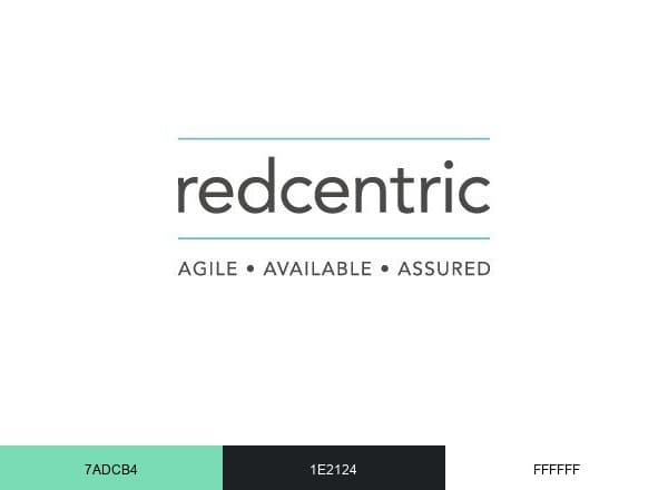 Redcentric brand color palette