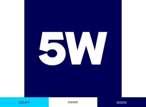 5WPR brand color palette