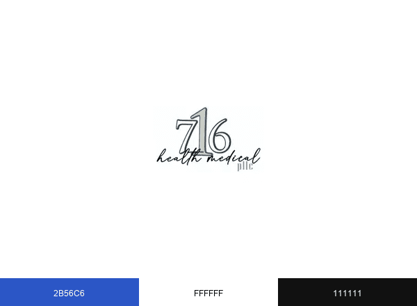 716 Health Medical, PLLC brand color palette