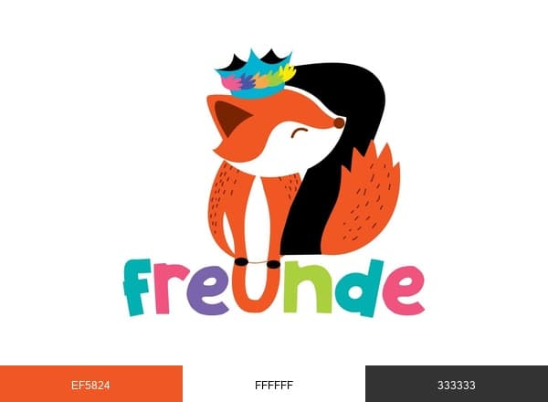 7 Freunde brand color palette