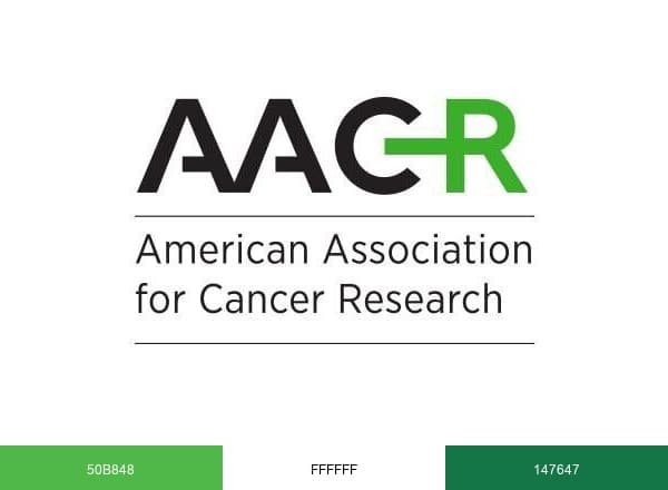 American Association for Cancer Research brand color palette