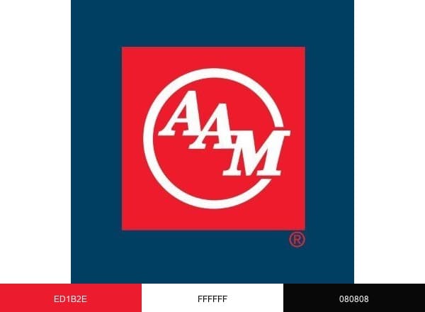 AAM - American Axle & Manufacturing brand color palette