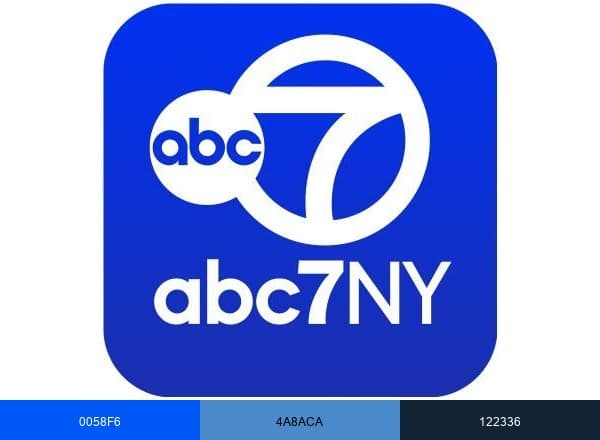 Eyewitness News brand color palette
