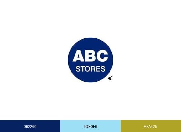 ABC Stores brand color palette