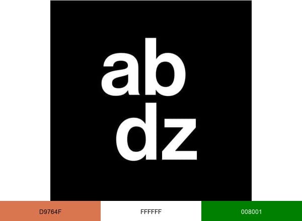 Abdz.Do brand color palette
