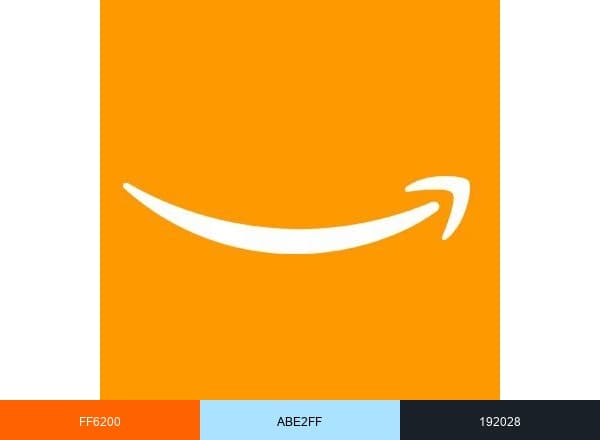 Amazon News brand color palette