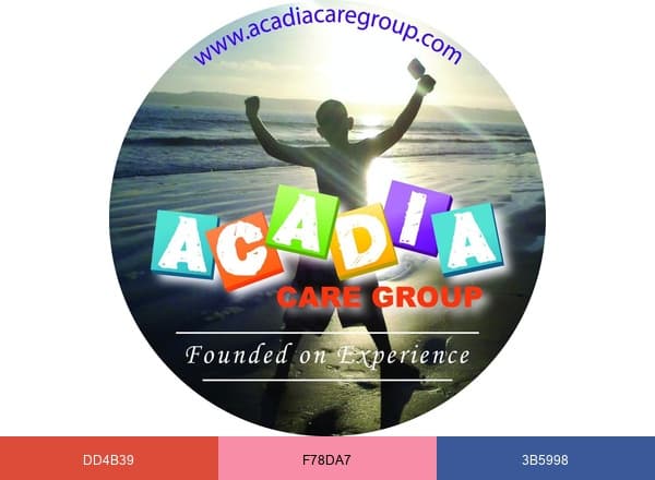 Acadia Care Group brand color palette