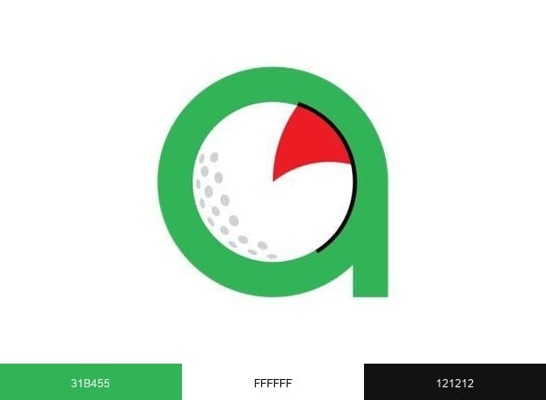 Accel Golf brand color palette