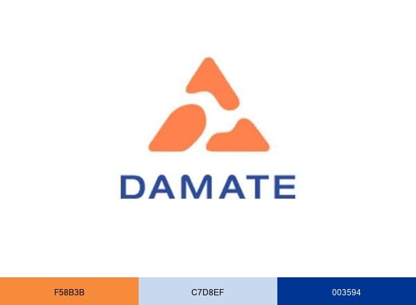 Damate brand color palette