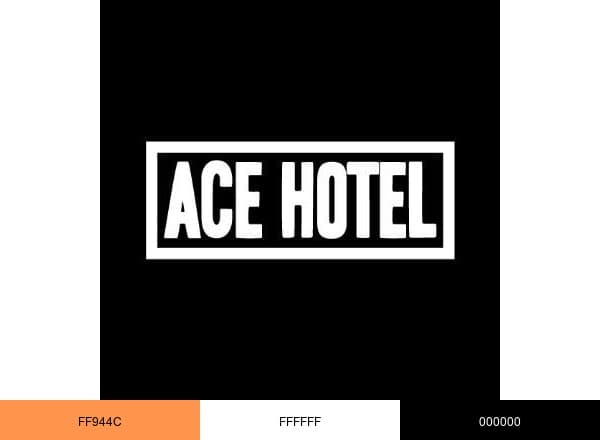 Ace Hotel brand color palette