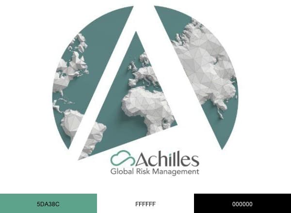 Achilles Information brand color palette