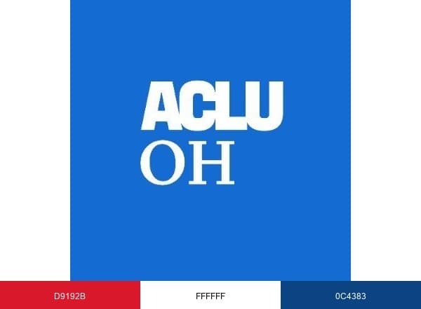 ACLU of Ohio brand color palette