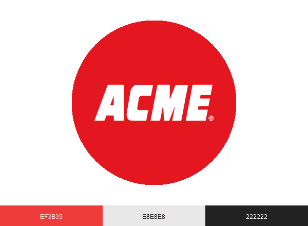 Acme Markets brand color palette