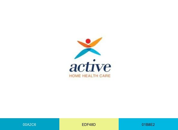 Active Home Health Care brand color palette