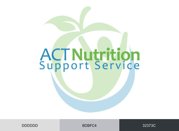 ACT Nutrition Support Service brand color palette