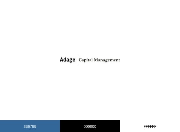 Adage Capital brand color palette