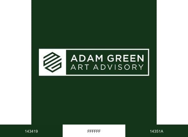 Adam Green Art Advisory brand color palette