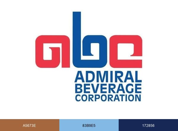 Admiral Beverage Corporation brand color palette