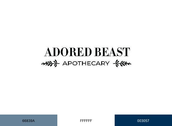 Adored Beast Apothecary brand color palette