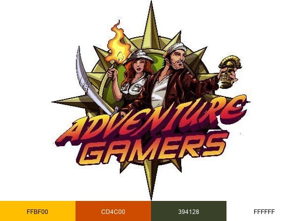 Adventure Gamers brand color palette