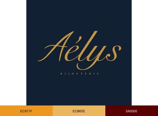 Bijouterie Aélys brand color palette